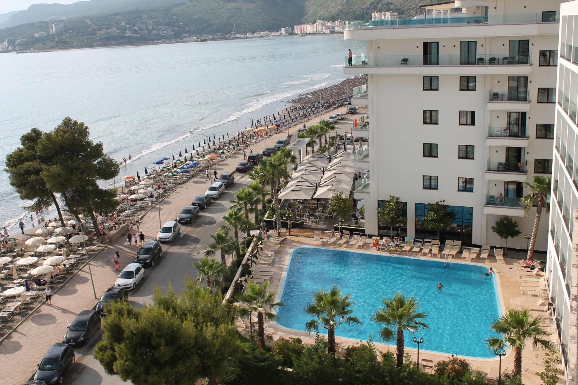 Blue Apartments & Hotel Shëngjin מראה חיצוני תמונה